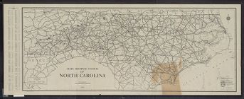 State highway system of North Carolina prepared by C.M. Sawyer.